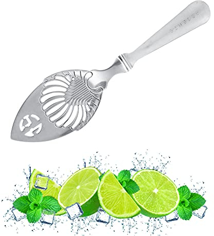 Cuillère À Absinthe en 304 Acier Inoxydable Cuillère À Boisson Cocktail Bar Ustensile Filtre Design Vintage