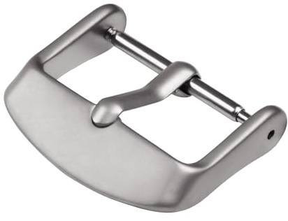 Archer Watch Straps - Fibbie per Cinturini in Acciaio Inossidabile (Argento Opaco, 18mm)