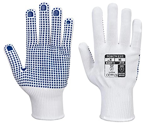 Nylon Noppen - Handschuh WhBlu XSmall