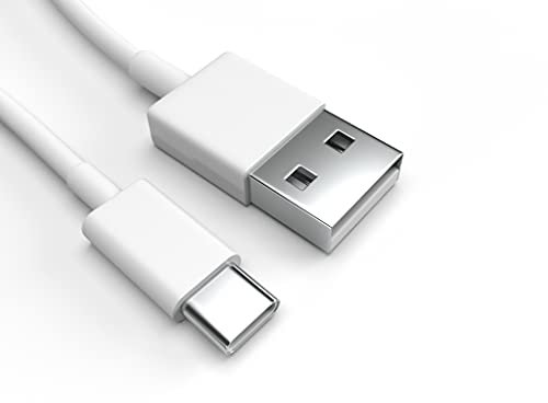 Justcom USB-C Ladekabel für LG Velvet Weiß 10 cm Handy Schnellladekabel Datenkabel