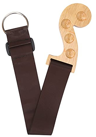 Cello Justerbar Rem Nylon Halkskydd Cello Pad Cello Golvskydd Antislipmatta Cello Stopp Cello Tillbehör Musikinstrument Accessor(Wood)