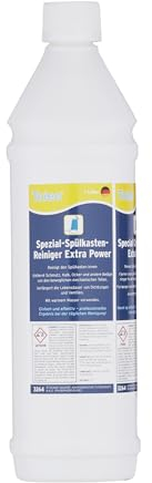 Toiee Spezial-Spülkasten-Reiniger (1000 ml). Entfernt effektiv Kalk, Schmutz und andere Beläge von den beweglichen mechanischen Teilen. Dosierung: 250 ml auf den vollen Spülkasten