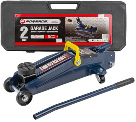 Rangierwagenheber 2T (h min 135mm, h max 385mm) // Wagenheber 2T Hydraulisch im Koffer