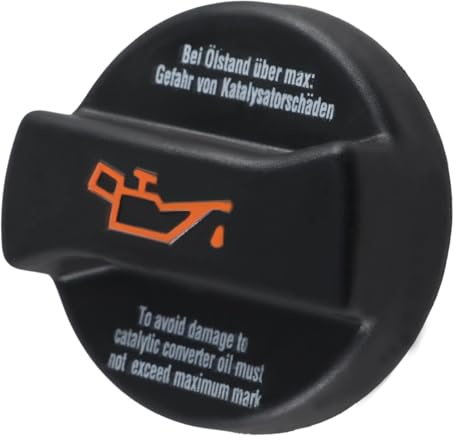 EVRBUL Öleinfülldeckel Tankdeckel Kompatibel mit VW Golf IV V VI Passat B5 B6 Audi A3 A4 Skoda Octavia Seat Leon | Nur für Benzinmotor EA113 EA827 | Ersatz 06A103485F 06A103485C