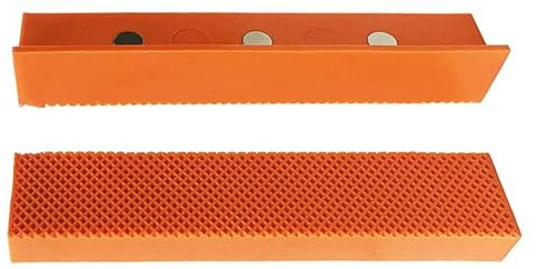 Lot de 2 coussins de protection pour mâchoires d'étau - Convient pour la protection des surfaces et la prévention des rayures - Différents matériaux