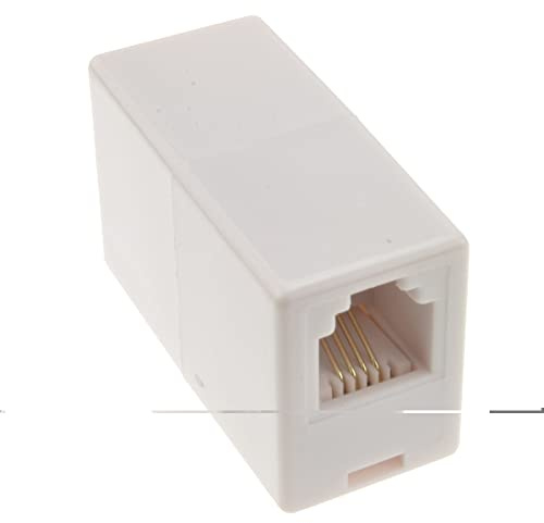 kenable RJ11 to RJ 11 6P4C Coupler for ADSL/Phone Cables