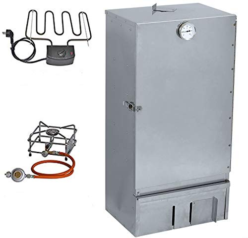 Ahumador de acero inoxidable con muchos accesorios