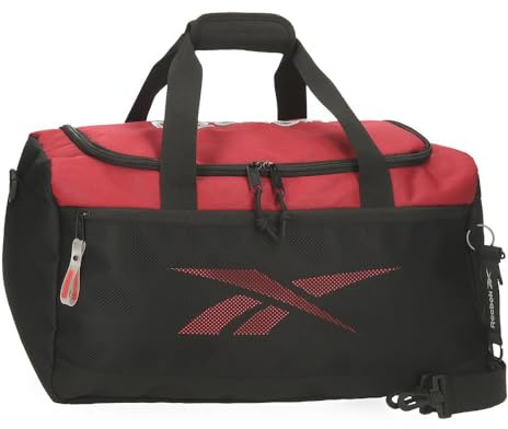 Reebok Portland Bolsa de Viaje Negro 52x29x29 cms Poliéster 43,73L