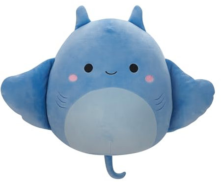 Squishmallows SQCR05429 - Lux der Mantarochen 30 cm, offizielles Jazwares Plüsch, superweiches Kuscheltier