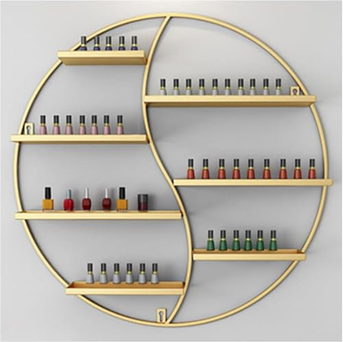 Étagères Murales pour Vernis à Ongles, Stockage de vernis à ongles, support de vernis à ongles, support de stockage de cosmétiques, support organisateur multifonctionnel for Salon/beauté/magasin d'ong