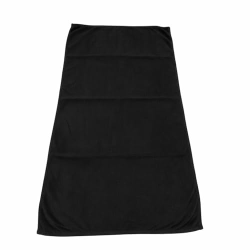 Bea Fashion Toalla de Microfibra Deportiva, Secado Rápido, Suave y Absorbente, 40x80 cm, Ideal para Gimnasio, Yoga o Uso Diario. (Negro)
