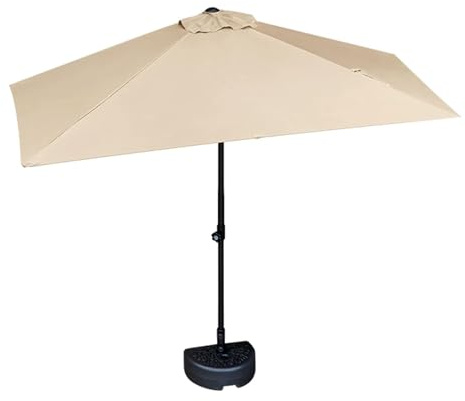 Adjustable Outdoor Market Umbrella, Beach Parasol for Garden, Patio, Balcony, Courtyard - Perfect for Sunshade in Backyard, Terrace, and Outdoor Spaces