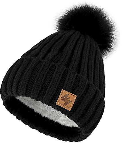 Morefazltd (TM) Bonnet d'hiver pour homme et femme avec pompon, Lolly 2, taille unique