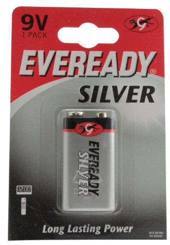 Eveready 9V Silver Battery
