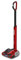 Hoover CV216RB CL-EVERYDAY Scopa Cordless, 0.8 Liters, Rosso Metallico/Nero