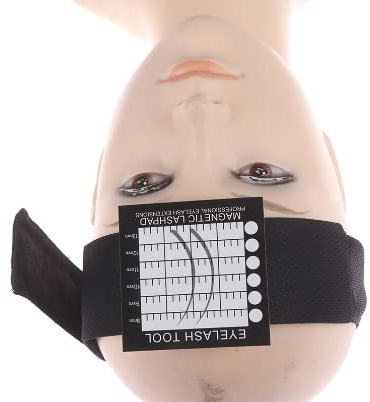 Porta-ciglia con banda per la fronte per extension di ciglia, fascia con supporto magnetico per extension di ciglia, fascia per la fronte per applicazione ciglia con supporto magnetico