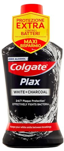Colgate Plax Carbon + White Bipack, 0% Alcohol