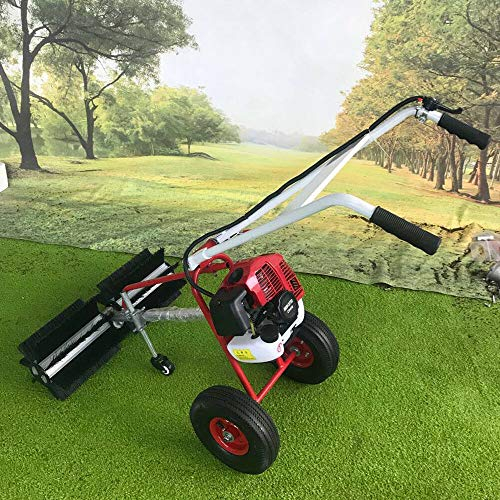 Feicoi 2-Stroke Power Broom Lawn Sweeper 1.7HP 60cm Sweeping Roller