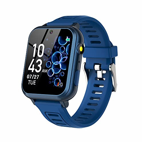 Phyulls Smart Watch for Kids with 39 Games Alarm Clock, Touchscreen, Calendaring Camera Music Player Time Display Video & Audio Recording, Toys for 3-12 Years Old Boys