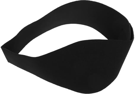 Sosoport Waterproof Swimming Headband Neoprene Adjustable Ear Protection Band for Adults and Kids Yoga Diving Water Sports Black L