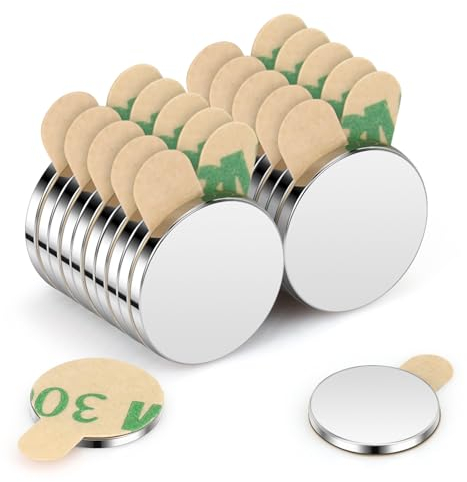 Magneti al Neodimio Wukong 10x1mm | Confezione da 20, Mini Magneti Estremamente Potenti Rotondi Piccoli Magneti Per Lavagna Magnetica per Lavagna Magnetica, Frigorifero, Artigianato, Ufficio, Cucina