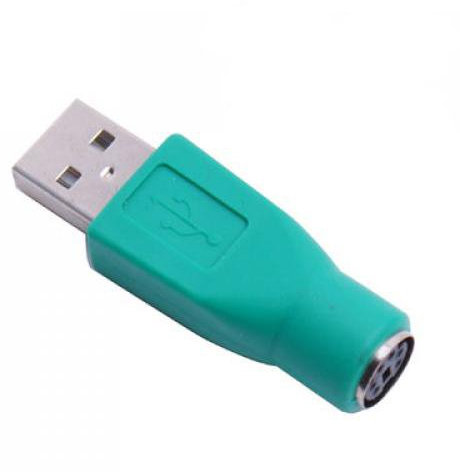 USB to PS/2 Adapter Cable, Green, 3 Pieces