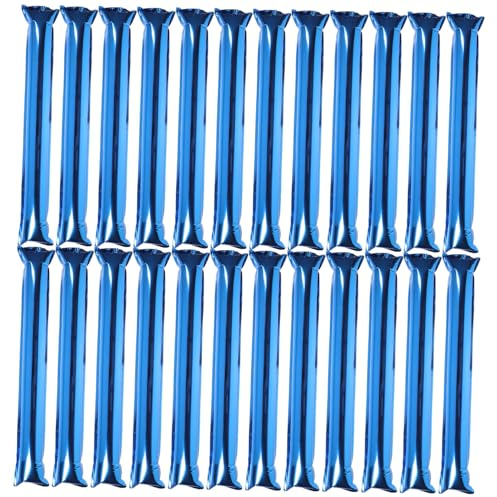 Gatuida 24pièces Bâtons Encouragement Gonflables pour Concerts Jeux Et Fêtes Réutilisables Et