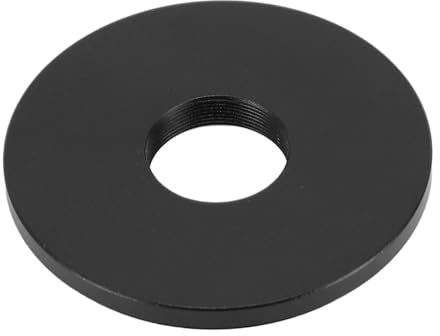 XGOUGUAAU Anello adattatore per obiettivo di microscopio, anello adattatore per fotocamera con filettatura RMS, adattatore in lega di alluminio da RMS a filettatura per filtro, per (58 mm)