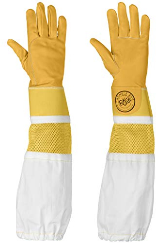Humble Bee 115 Cowhide Beekeeping Gloves with Reinforced & Ventilated Cuffs