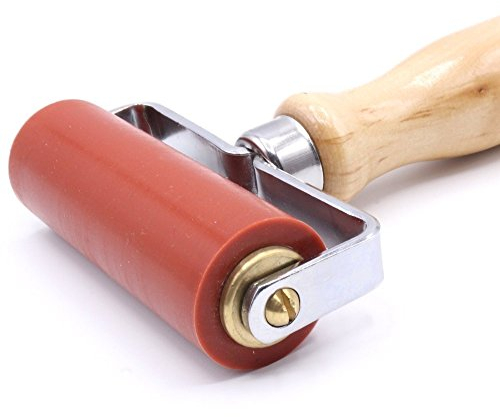 Profi Qualität Andrückrolle 90 mm Silikon Andrückwalze Andrück Rolle Druckwalze Folie Dachdecker Schweißwerkzeug