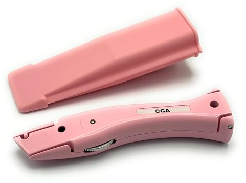 CCA Pink Carpet Cutter Tool with Pink Holder for The Professional and DIY Installer