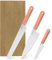 CIARRA Set de Cuchillos de Cocina, Juego Cuchillos Cocina Profesional,Cuchillo para Pan,de Chef, Cuchillo Universal, 3 Pzas, Utensilios de Acero Inoxidable