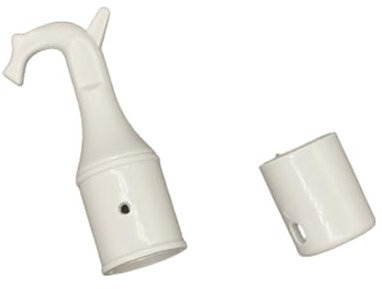 Window Opener Pole Hook,Set of Hook and Non-Slip Base,Universal Swan Shaped Hook for Skylight Window, Loft Attic, Blinds,Sash