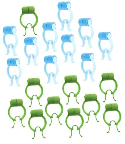 FIXOSHEE 20 piezas Pinzas para Entrenamiento Respiratorio Unidades Clips Flexibles y Duraderos para Corregir Forma Nariz y Reducir Ronquidos Uso Cómodo y Seguro para Viaje y Diario