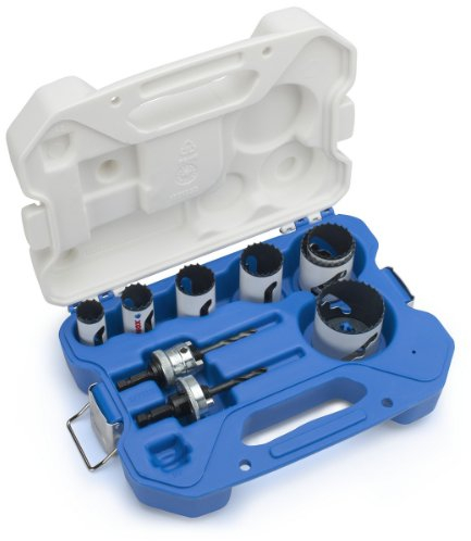 Lenox Lochsägen-Set „Bau“ 9 tlg. (Größen 22-54 mm, erhöhte Wanddicke, Bohrer-Set mit Koffer, Speed-Slot Treppenöffnung) 1768793