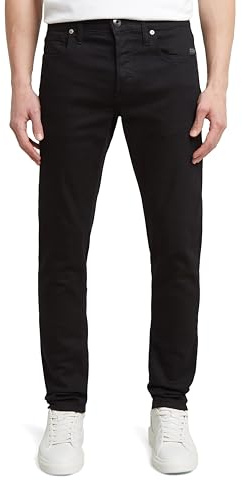G-STAR Homme Jean 3301 Slim, Noir (pitch black 51001-B964-A810), 36W / 30L