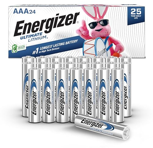 Energizer AAA Batteries, Ultimate Lithium Triple A Battery, 24 Count