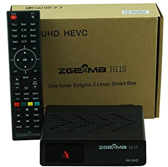 Receiver ZGEMMA H11 S DVB-S2X Enigma2 Pip Multistream 4K UHD 4K 2016P