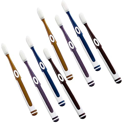 MUSISALY 8stücke Kompakte Erwachsenen-zahnbürsten Tpu Weich Und Langlebig Für Reisen Und Täglichen Gebrauch Leicht Und Einfach Zu Transportieren