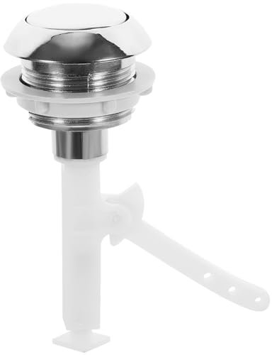 DIYEAH 1Pièce Bouton Poussoir de Chasse Eau Unique pour Réservoir de Accessoire de Salle de Bain Installation Facile et Durable