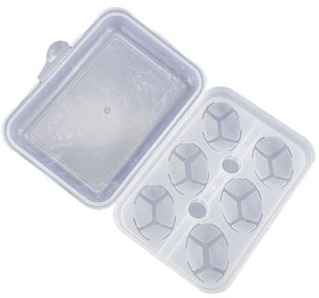 Box da viaggio per uova, contenitore portatile 6 container a griglia per