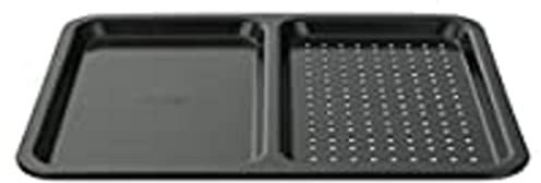 Prestige Inspire Bakeware Split Oven Tray, Black, 40 cm