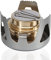 Porssaut Mini Spirit Burner，Ultralight Portable Alcohol Stove with Sealed Cap and Fire Extinguish Lid, Copper & Alloy Construction for Camping, BBQ & Picnic - Grey