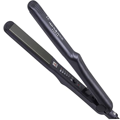 minkissy 1pezzi Piastra Capelli Lisciante Vapore Portatile Arricciacapelli Elettrico Con Riscaldamento Uniforme Design Ergonomico Cavo Rotante Gradi Per Uso Domestico e Salone