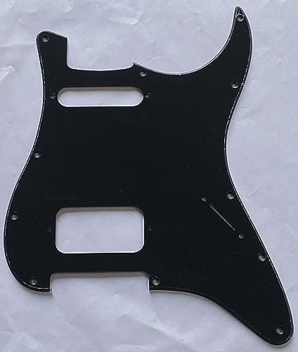 För Fender 11 skruvhål HS Pickup Strat gitarr pickguard (1 lager svart)