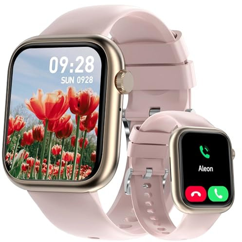 ELEJAFE Montre Intelligente Homme Femme, 1.83 Montre Connectée avec Appel Bluetooth, 110+ Modes Sportifs, Podomètre, Moniteur de Fréquence Cardiaque, Moniteur de Sommeil, Smartwatch pour Android/iOS