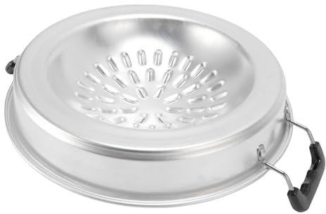 Fdit Parrilla de Barbacoa Tailandesa 2 en 1, Antiadherente, de Aluminio, con Calentamiento Uniforme, para Interiores y Exteriores, con Estufa de gas. (30 cm/11.81in color original)