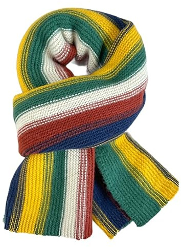 Kashmirscarf， Vinterullsjal for kvinnor, flerfärgad, 180x25 cm, 2-pack(Navy Blue Gradient)
