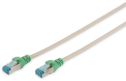 Digitus Cat 5e SF-UTP Cable de conexión Cruzado, 2 m, Red Cable Ethernet LAN DSL, PVC, AWG 26/7, Gris