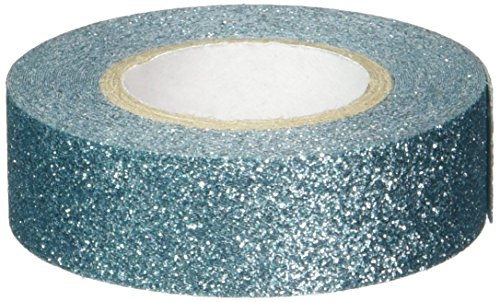 Best Creation GTS007 Glitter Tape, 15mm by 5m, Sky Blue